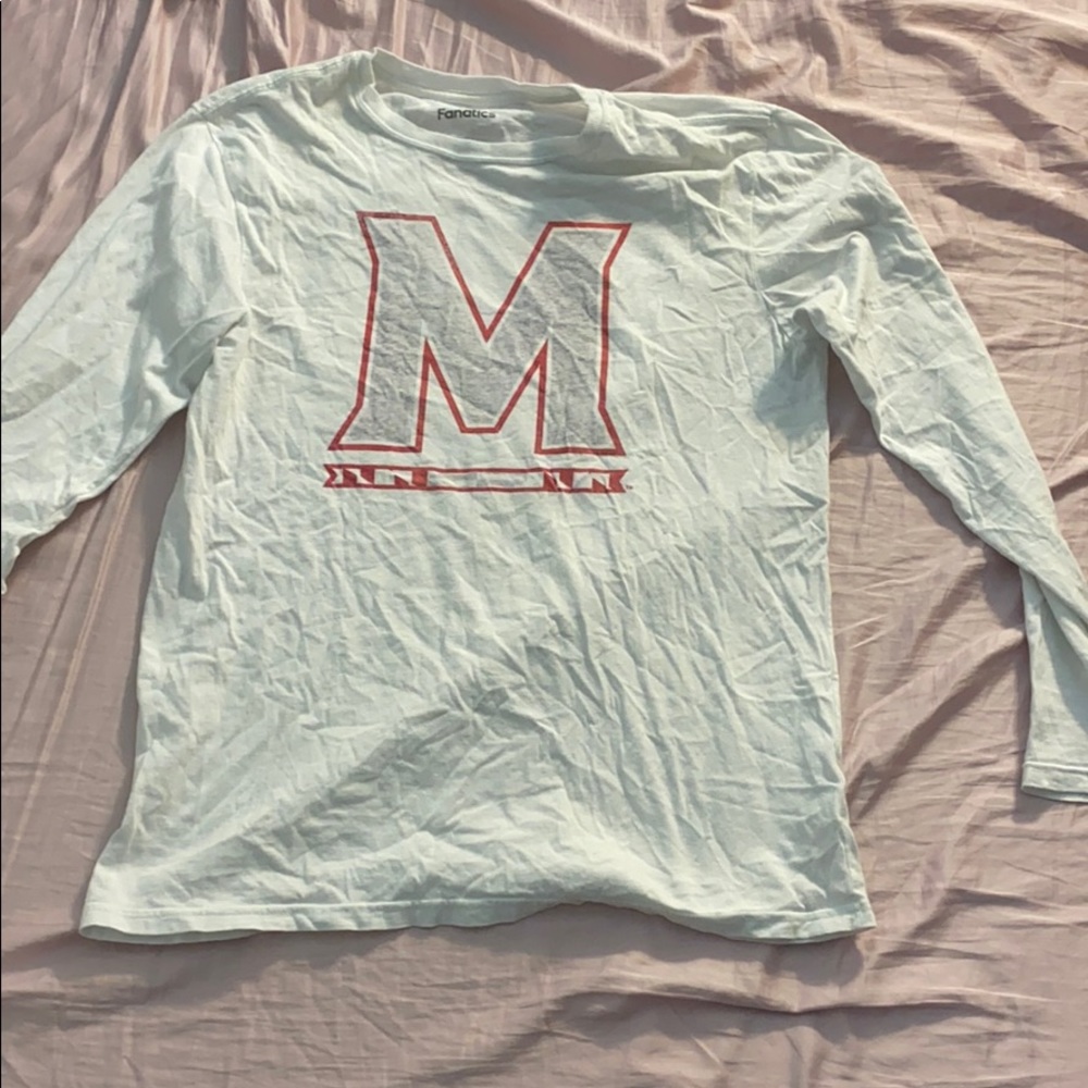 NCAA Maryland terrapins long sleeve shirt
